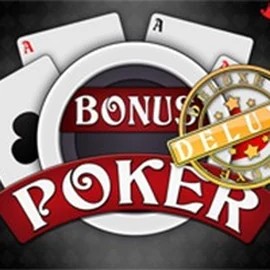 Official Table Games logo: Bonus Poker Deluxe - 3 Hands by RTG (Reel Time Gaming) at Rolletto Casino