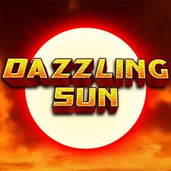 Dazzling Sun slot logo by Win Studios at Rolletto Casino
