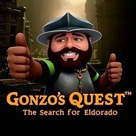 Gonzo's Quest logo by NetEnt at Rolletto CasinoGonzo's Quest